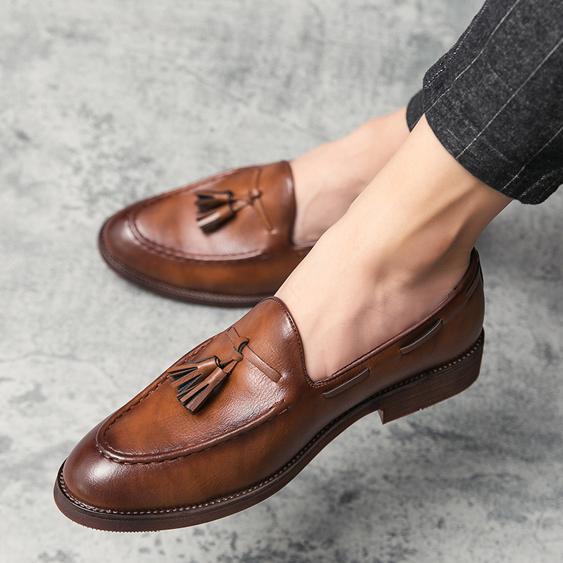 Men Formal Wear Shoes - Nowe, wysokiej jakości, szpiczaste, skórzane buty