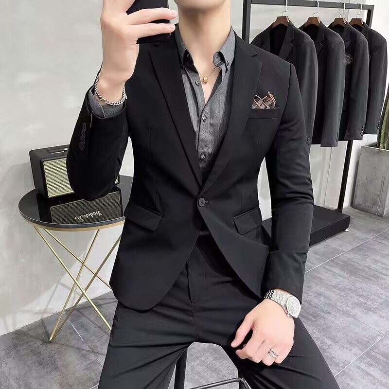 Men'S Urban Formal Wear - Męski garnitur ślubny szyty na miarę,