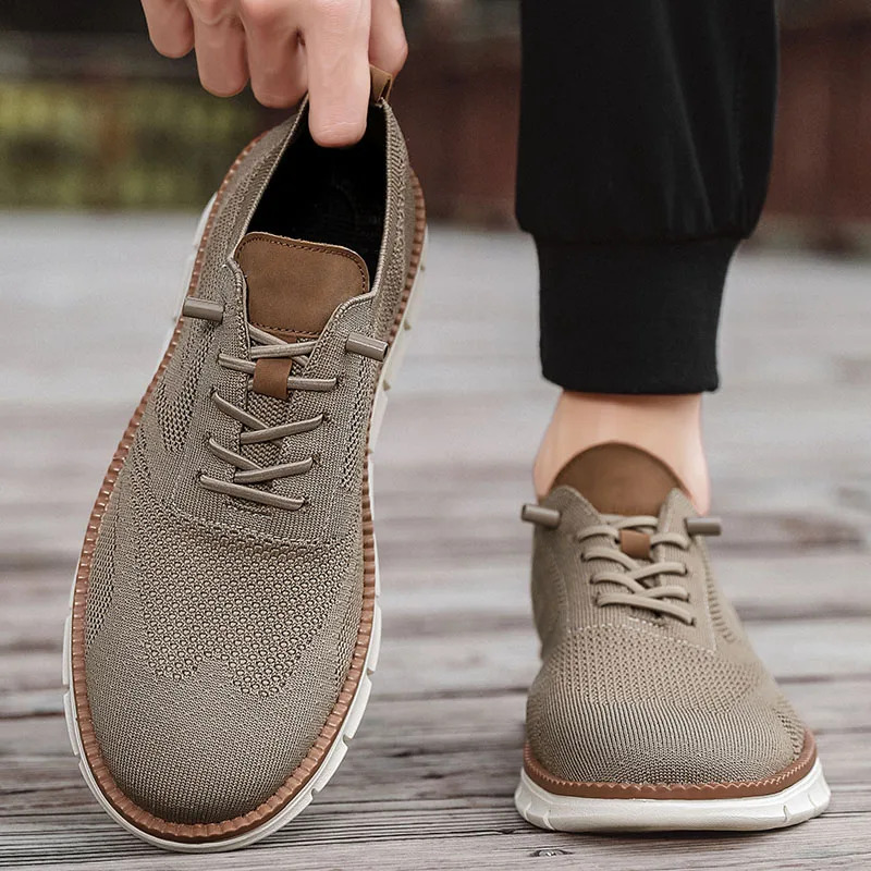 Men Formal Wear Shoes - Męskie buty codzienne Klasyczne oddychające brogsy