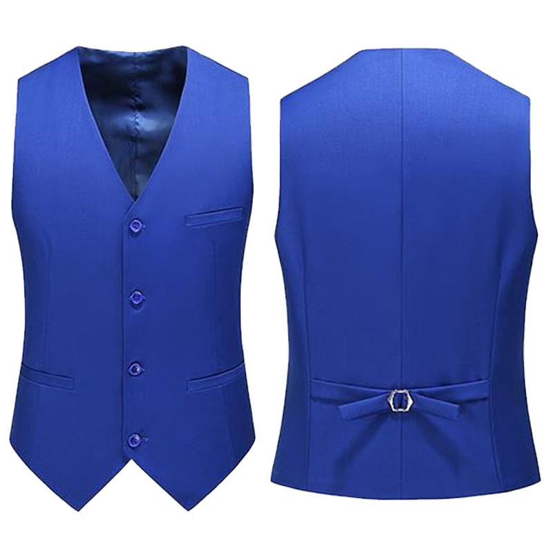 Formal Vest Waistcoat - Męska kamizelka w 19 kolorach, jednolita,