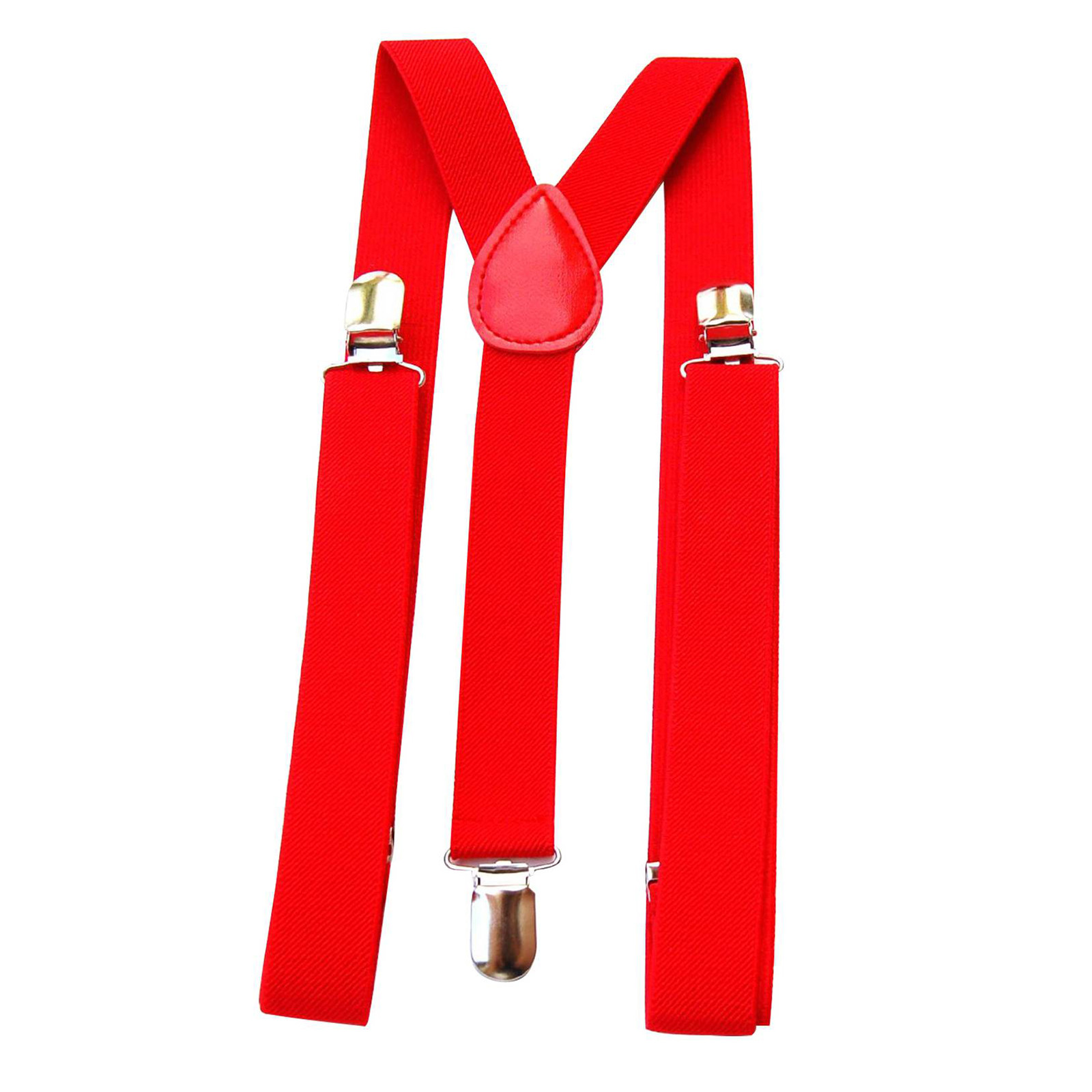Men'S Formal Wear With Suspenders - Czerwone Regulowane Szelki Męskie Zestaw z