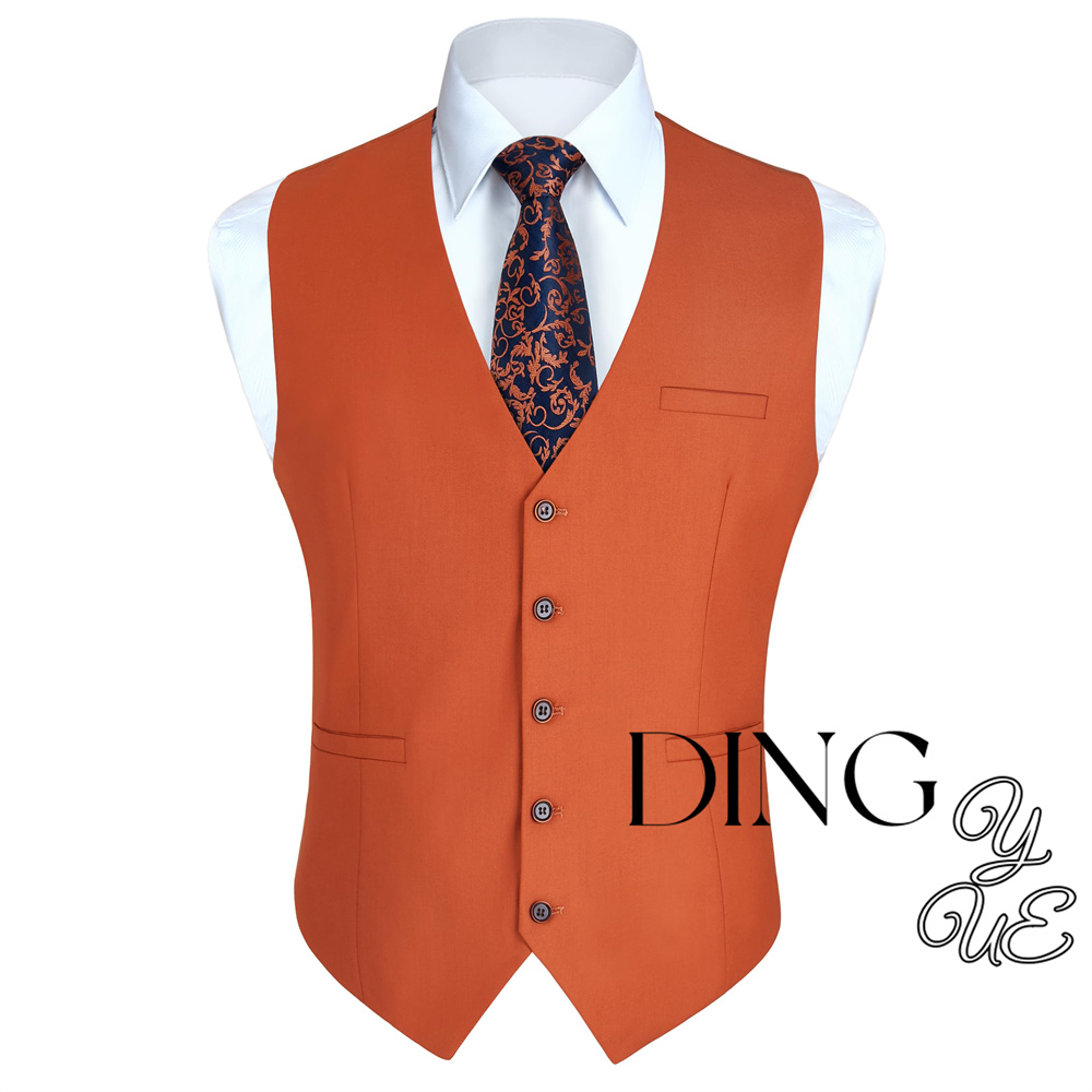 Formal Vest Waistcoat - Męska kamizelka garniturowa Biznesowa kamizelka wizytowa
