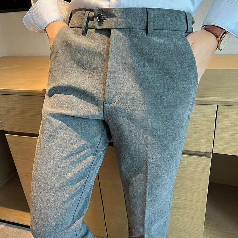 Męskie spodnie premium z elast – Men'S Urban Formal Wear recenzja i cena
