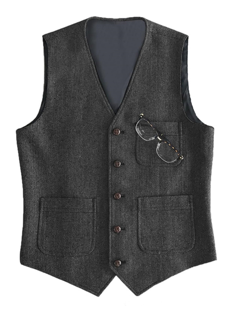 Męski garnitur formalny z deko – Formal Vest Waistcoat recenzja i cena