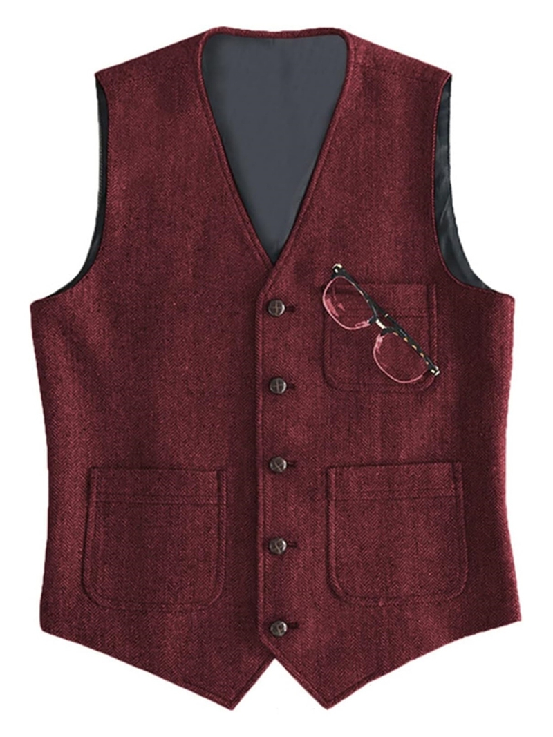 Męski garnitur formalny z deko – Formal Vest Waistcoat recenzja i cena