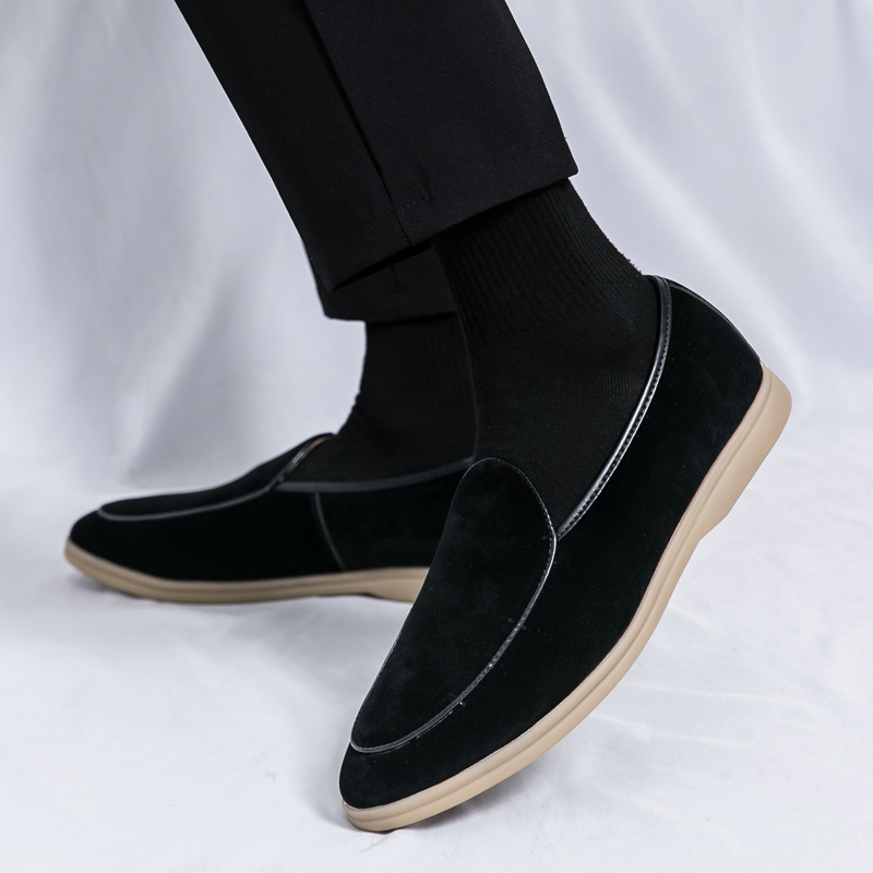 Męskie luksusowe mokasyny na w – Men Formal Wear Shoes recenzja i cena