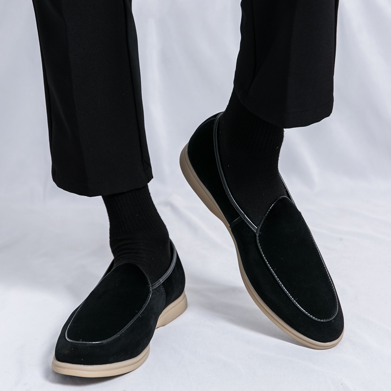Męskie luksusowe mokasyny na w – Men Formal Wear Shoes recenzja i cena