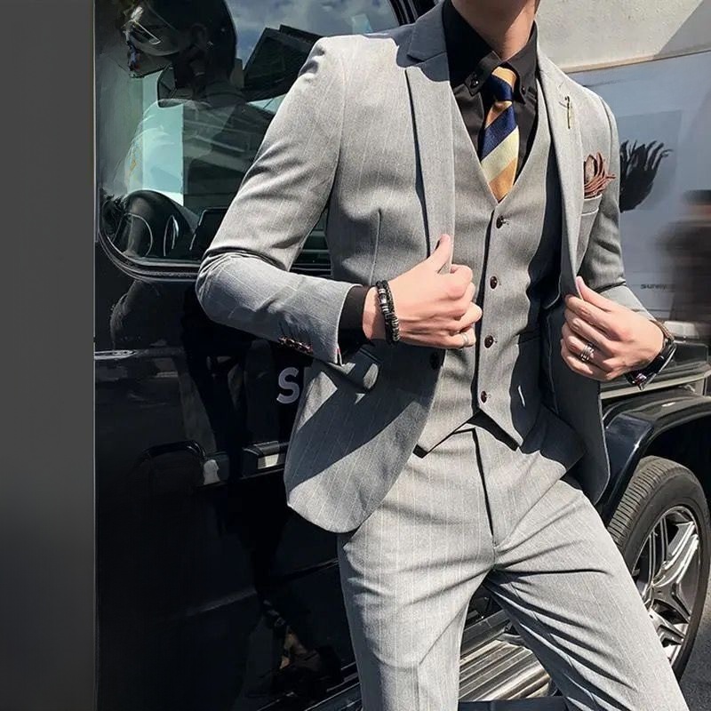 Garnitur Slim Fit, Koszulka, G – Men'S Urban Formal Wear recenzja i cena
