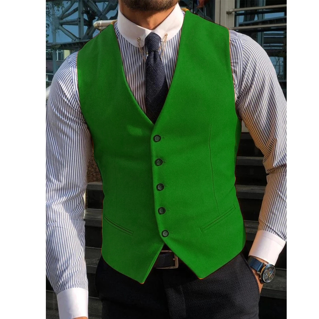 Męski Garnitur Formalny Dekolt – Formal Vest Waistcoat recenzja i cena