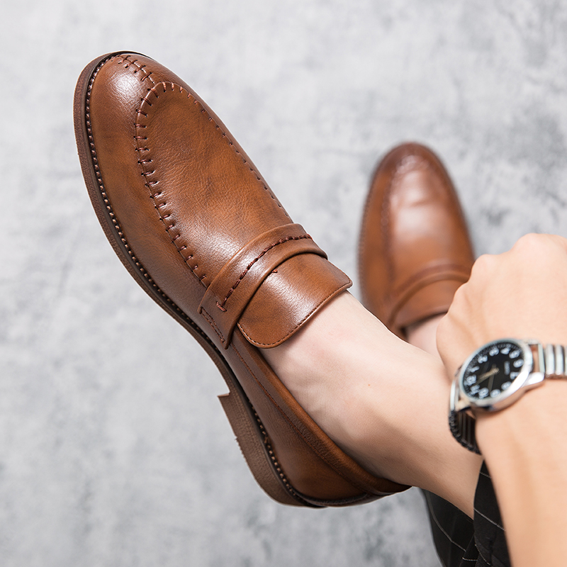 Męskie mokasyny strój biznesow – Men Formal Wear Shoes recenzja i cena