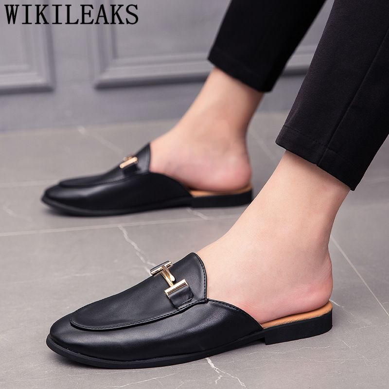 Czarne półbuty męskie, skórzan – Men Formal Wear Shoes recenzja i cena