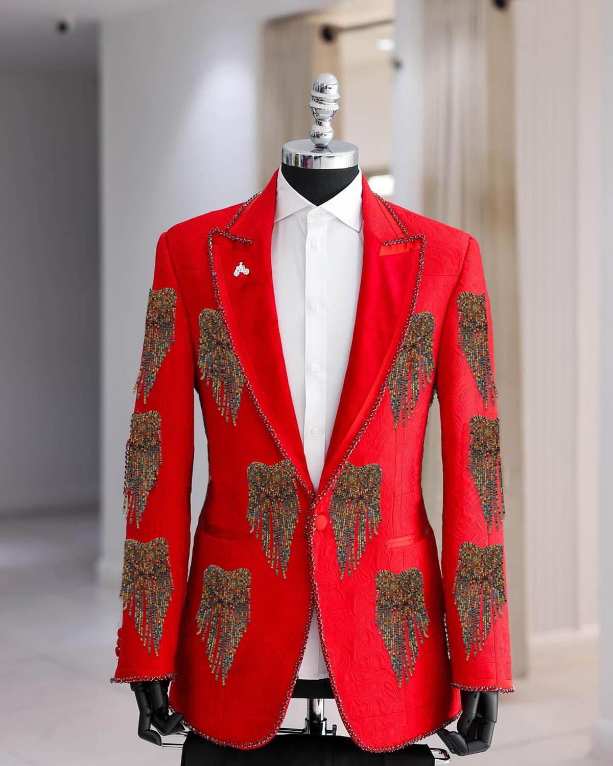 Modny ślubny garnitur męski kr – Men'S Formal Wear No Suit recenzja i cena
