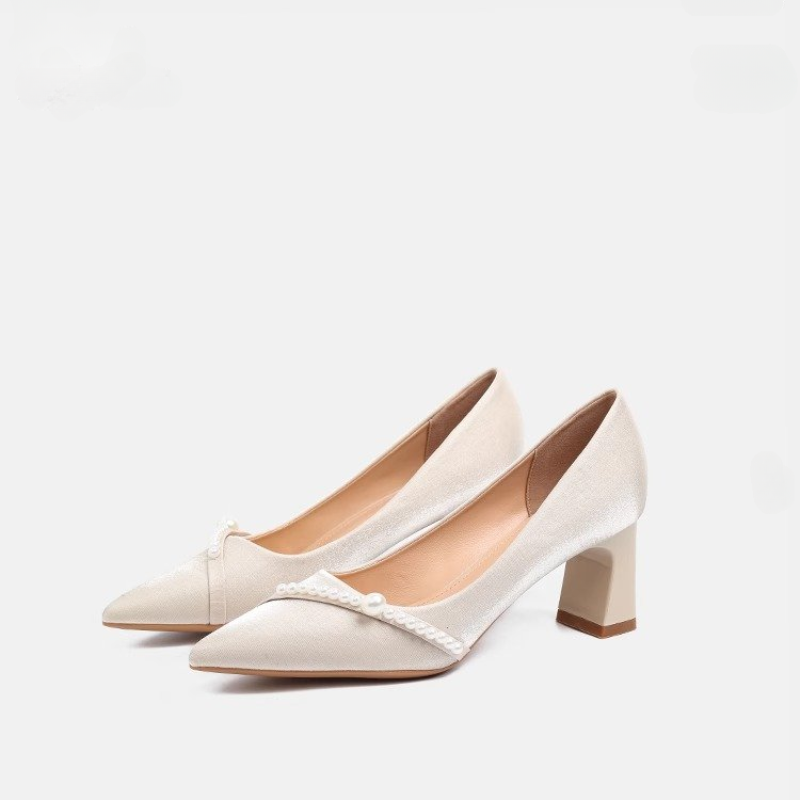 Eleganckie czółenka na słupku  – Men Formal Wear Shoes recenzja i cena