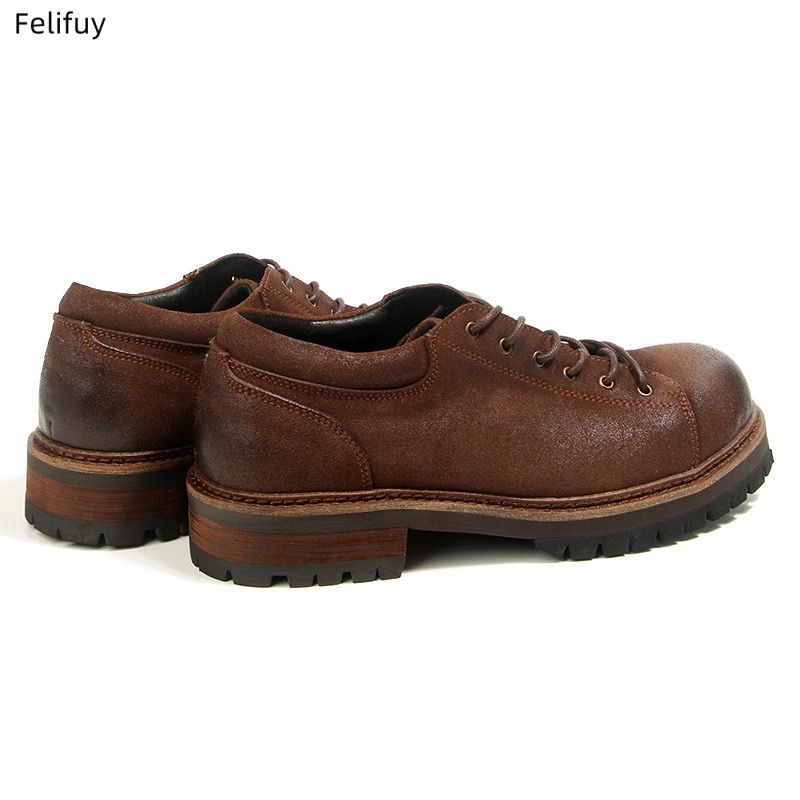Retro Skórzane Męskie Buty Cas – Men Formal Wear Shoes recenzja i cena