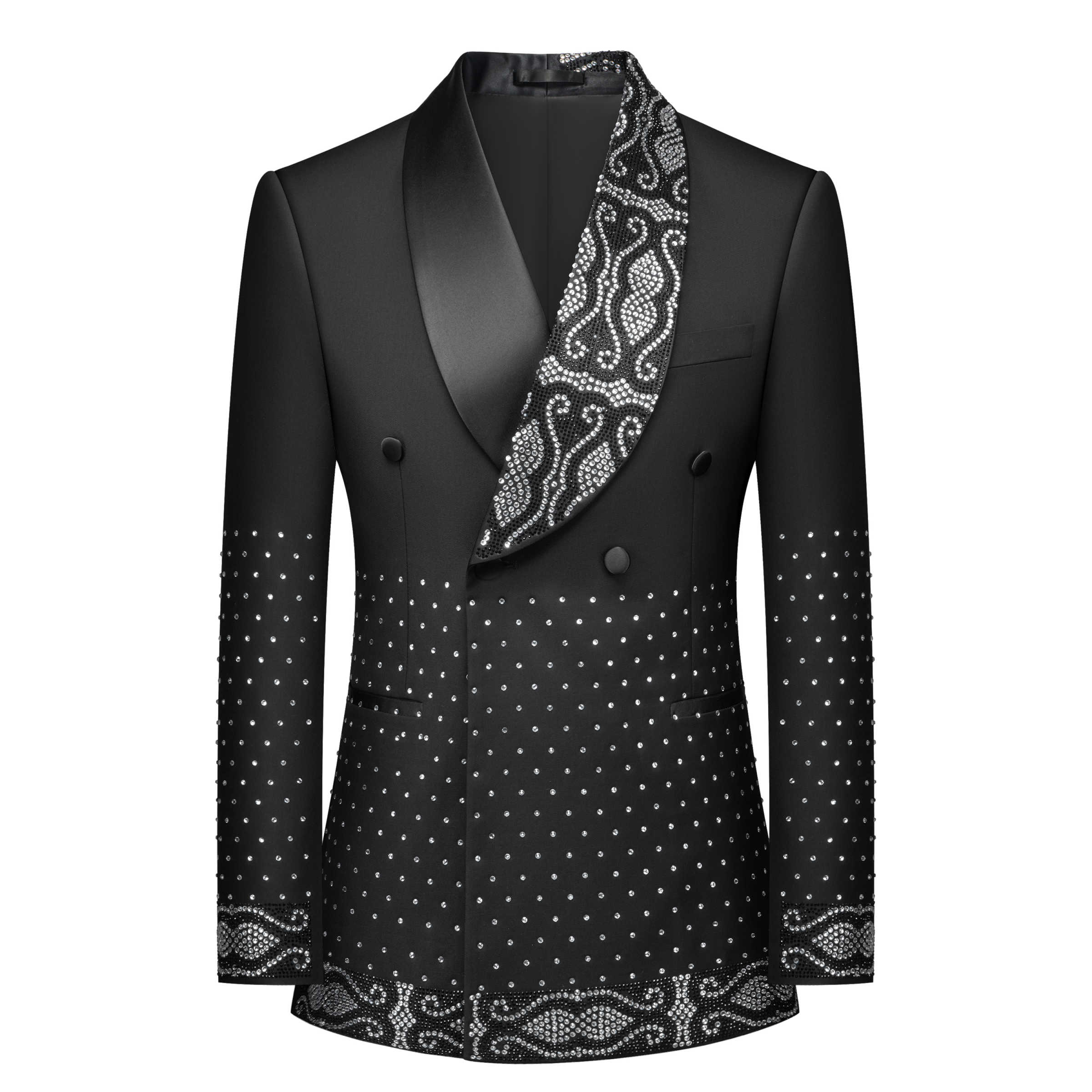 Męski garnitur z kryształami,  – Men'S Formal Wear No Suit recenzja i cena