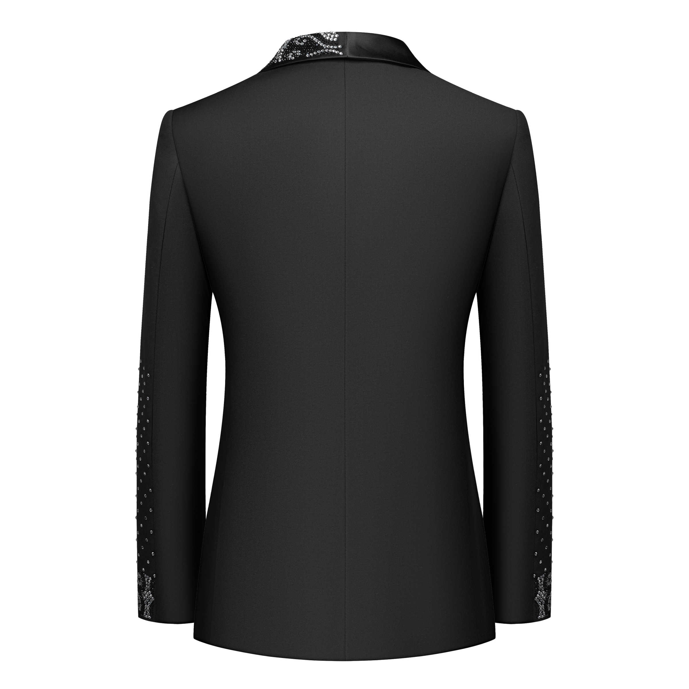 Męski garnitur z kryształami,  – Men'S Formal Wear No Suit recenzja i cena