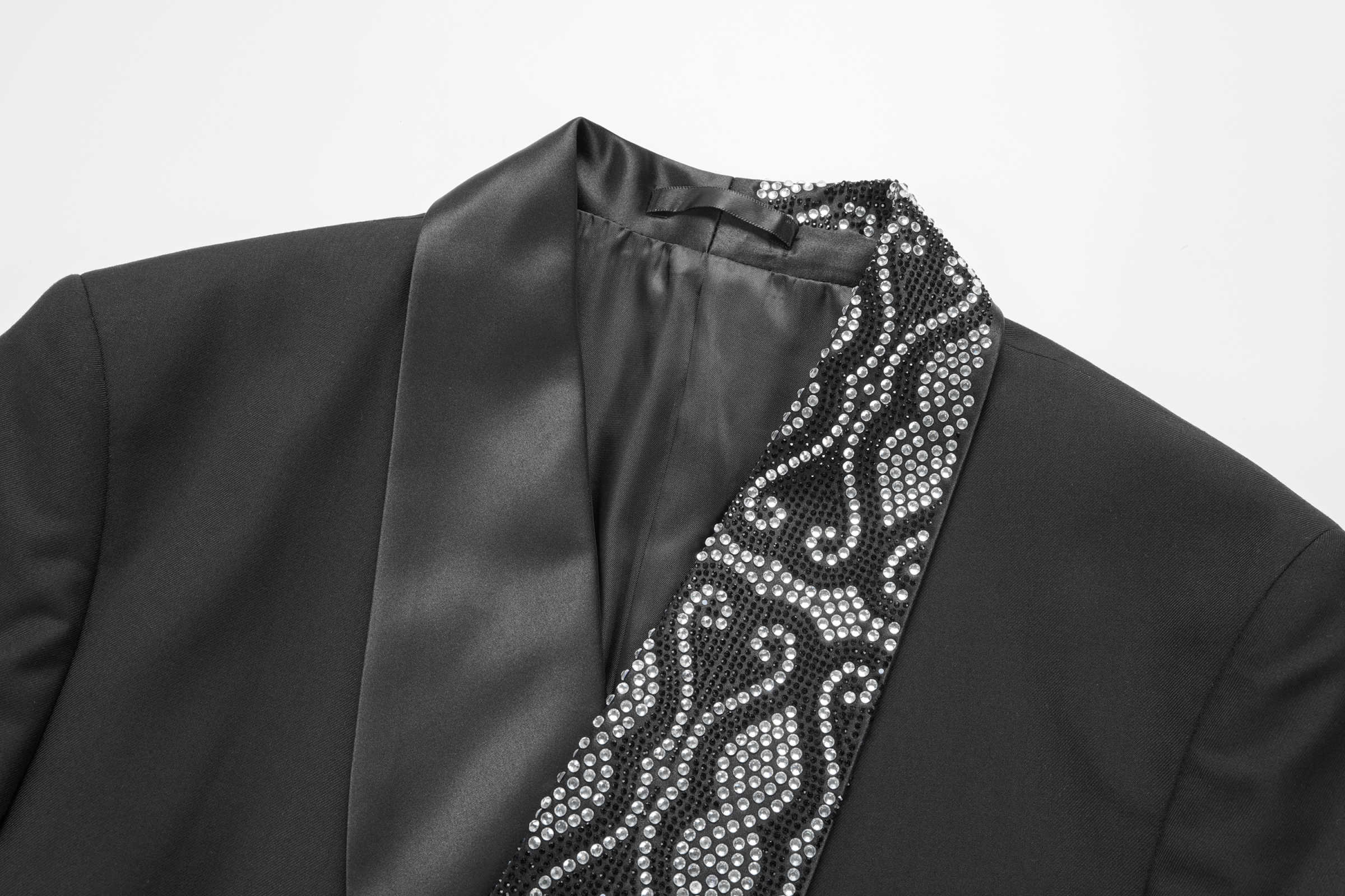Męski garnitur z kryształami,  – Men'S Formal Wear No Suit recenzja i cena