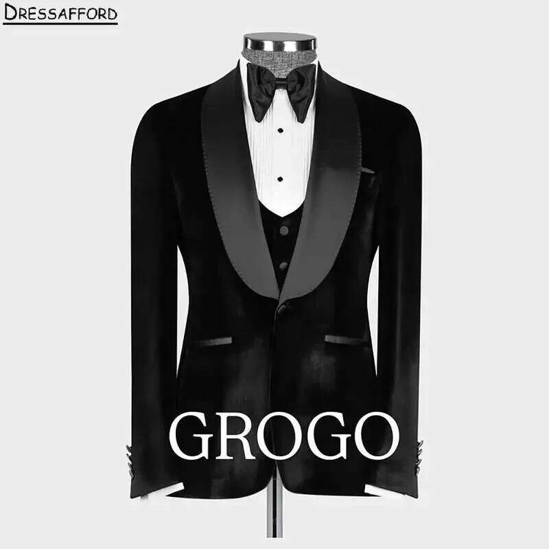 Czarne, eleganckie garnitury ś – Men'S Formal Wear No Suit recenzja i cena