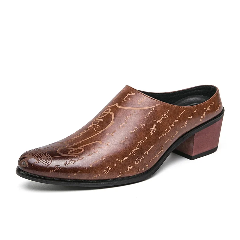 Męskie mokasyny na obcasie 4 c – Men Formal Wear Shoes recenzja i cena