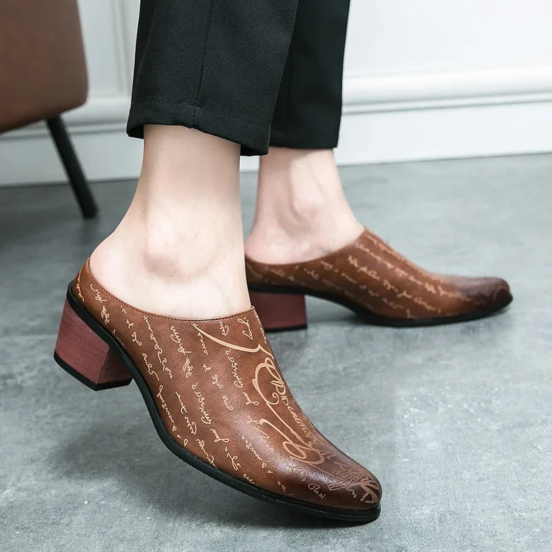 Męskie mokasyny na obcasie 4 c – Men Formal Wear Shoes recenzja i cena