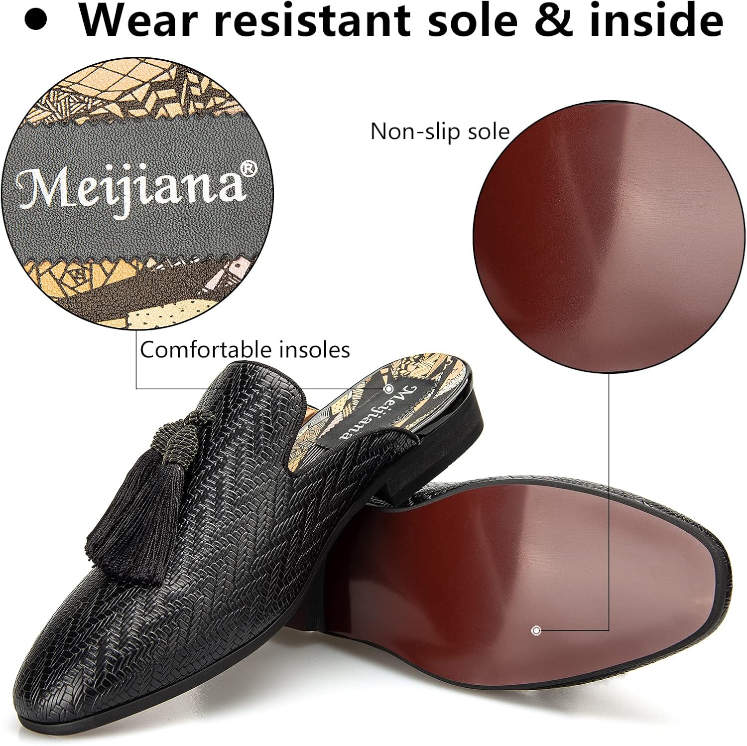 Skórzane kapcie Oddychające le – Men'S Formal Wear Slippers recenzja i cena